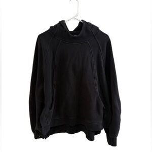 Lululemon Black oversized scuba with side slits size xl/xxl